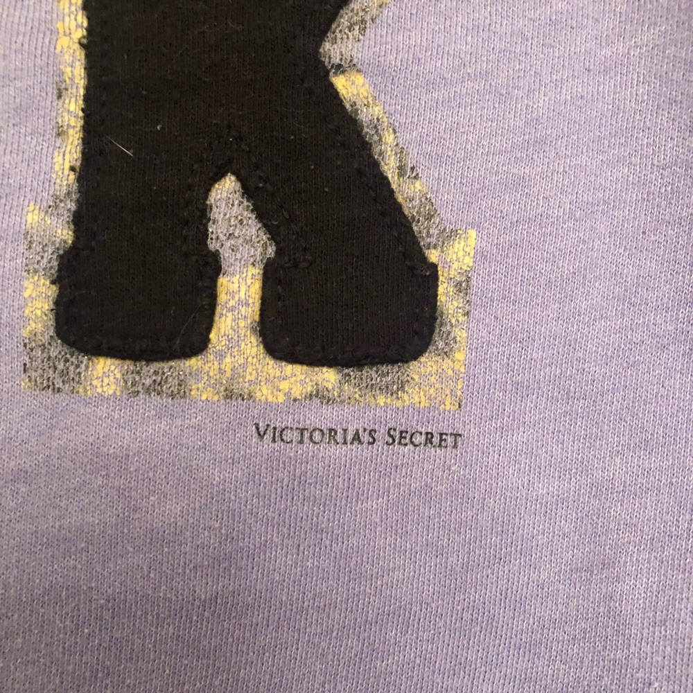 Pink sweatshirt with leopard print trim nice Sz S - Picture 4 of 7
